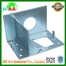 custom welding fabrication aluminium or brass bracket polished services for machinery part